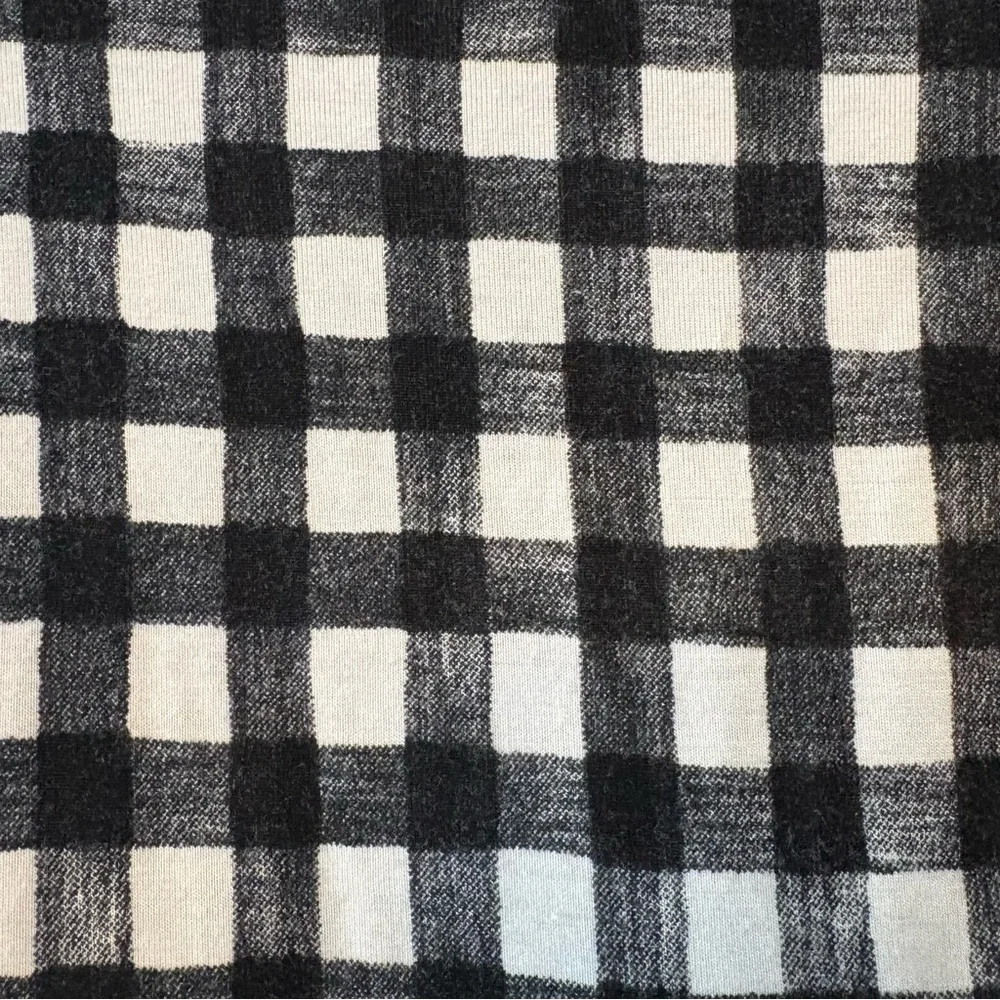 Gigi and Max Parker black and white checks long sleeve skirted bodysuit 12 month